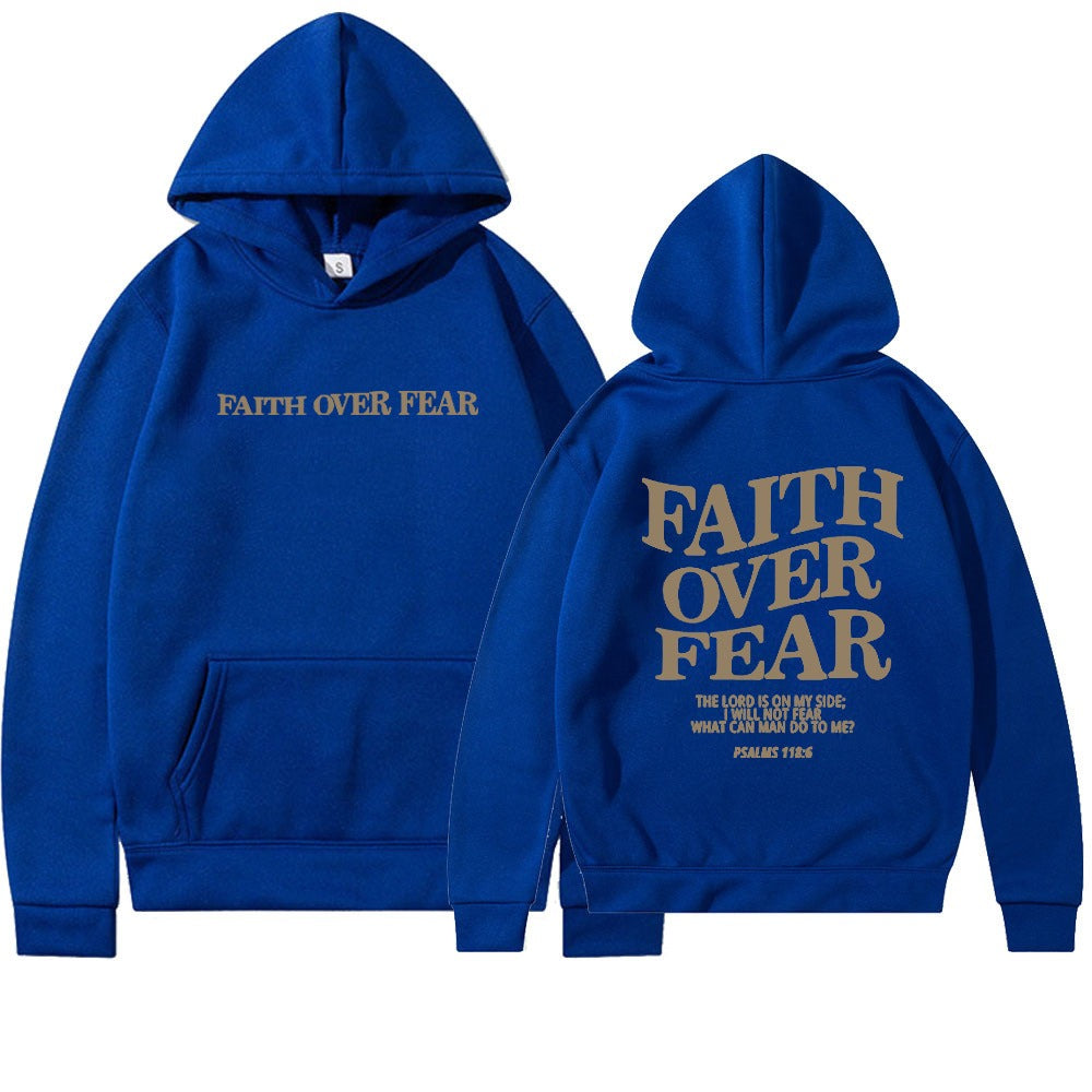 Faith Over Fear Christian Hoodie | Faith Streetwear