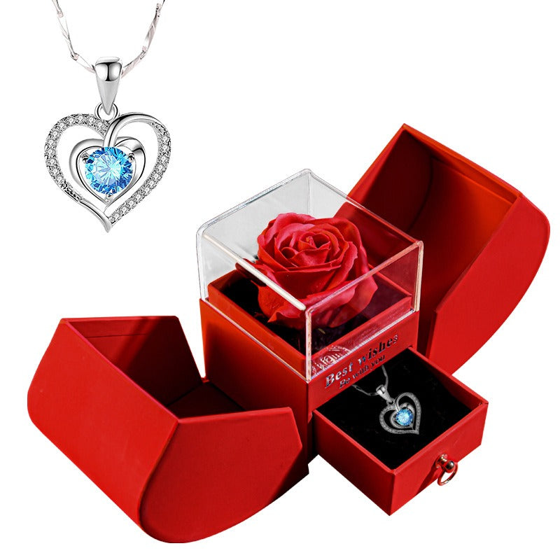 Christmas Jewelry Box Necklace Gift Set