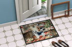 Old English Sheepdog Christmas Cookies Doormat