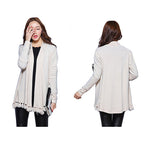 Cozy Cozy Cardigan Along With Tasseled Trim