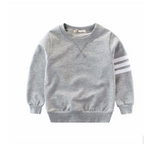 Boy's Long Sleeve Round Neck Pullover Sweater | Streetwear