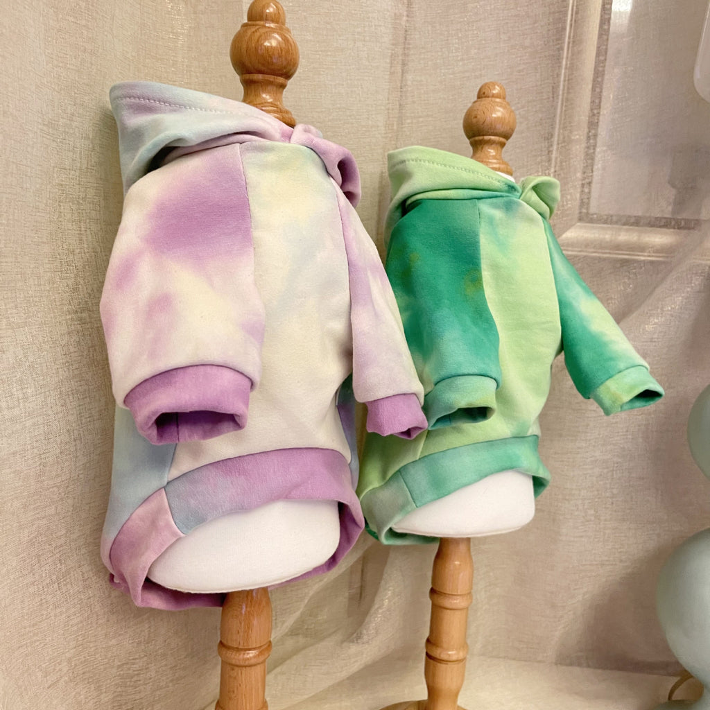 Schnauzer Tie-Dye Sweater for Pets Fashion Trend