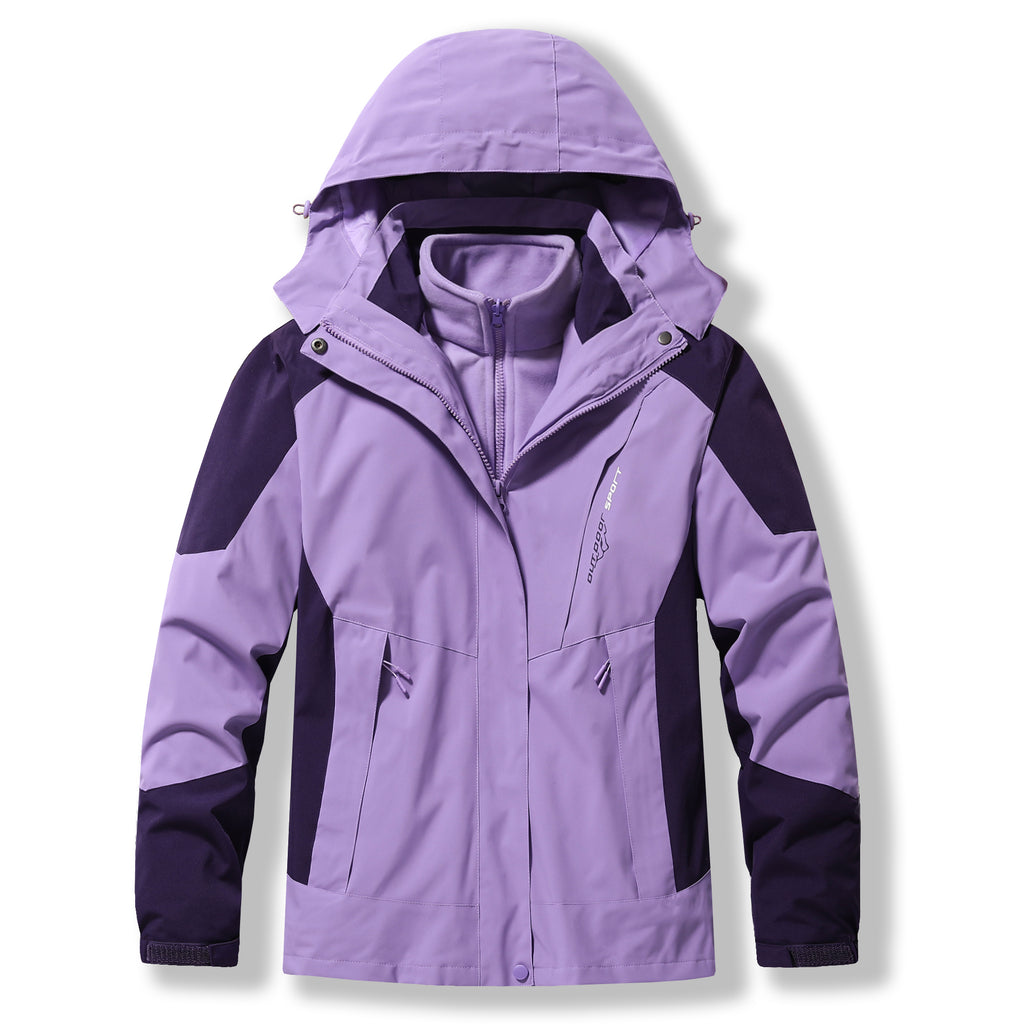 3-in-1 Waterproof Winter Jacket Set for Women