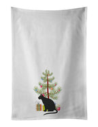 Ojos Azules Cat Christmas Kitchen Towel Set of 2