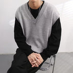 Men's V-neck Fashionable Wool Jacket Sweater Vest