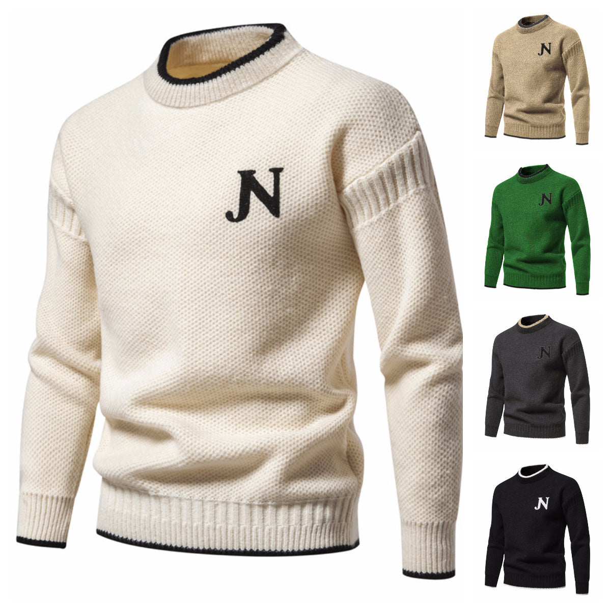 Trendy Warm Knitted Youth Leisure Sweater