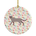 Siamese Traditional #1 Cat Christmas Ceramic Ornament