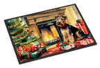 Welsh Terrier Cozy Christmas Doormat
