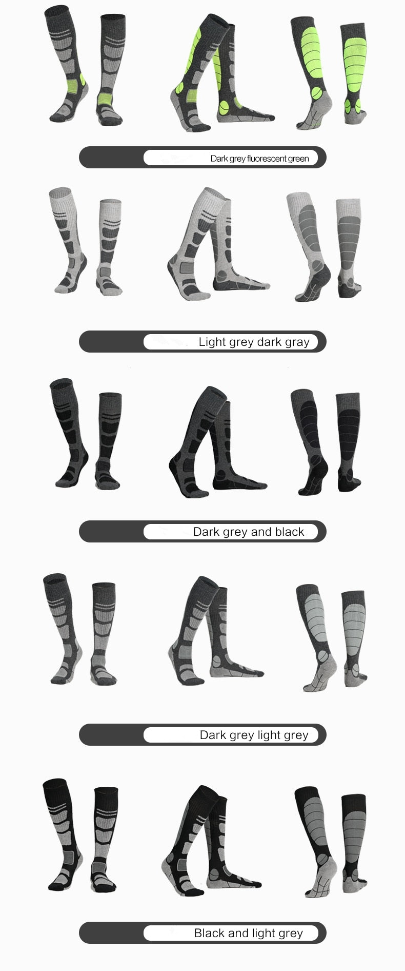 Over The Knee Wool Hiking Socks for New Adventures