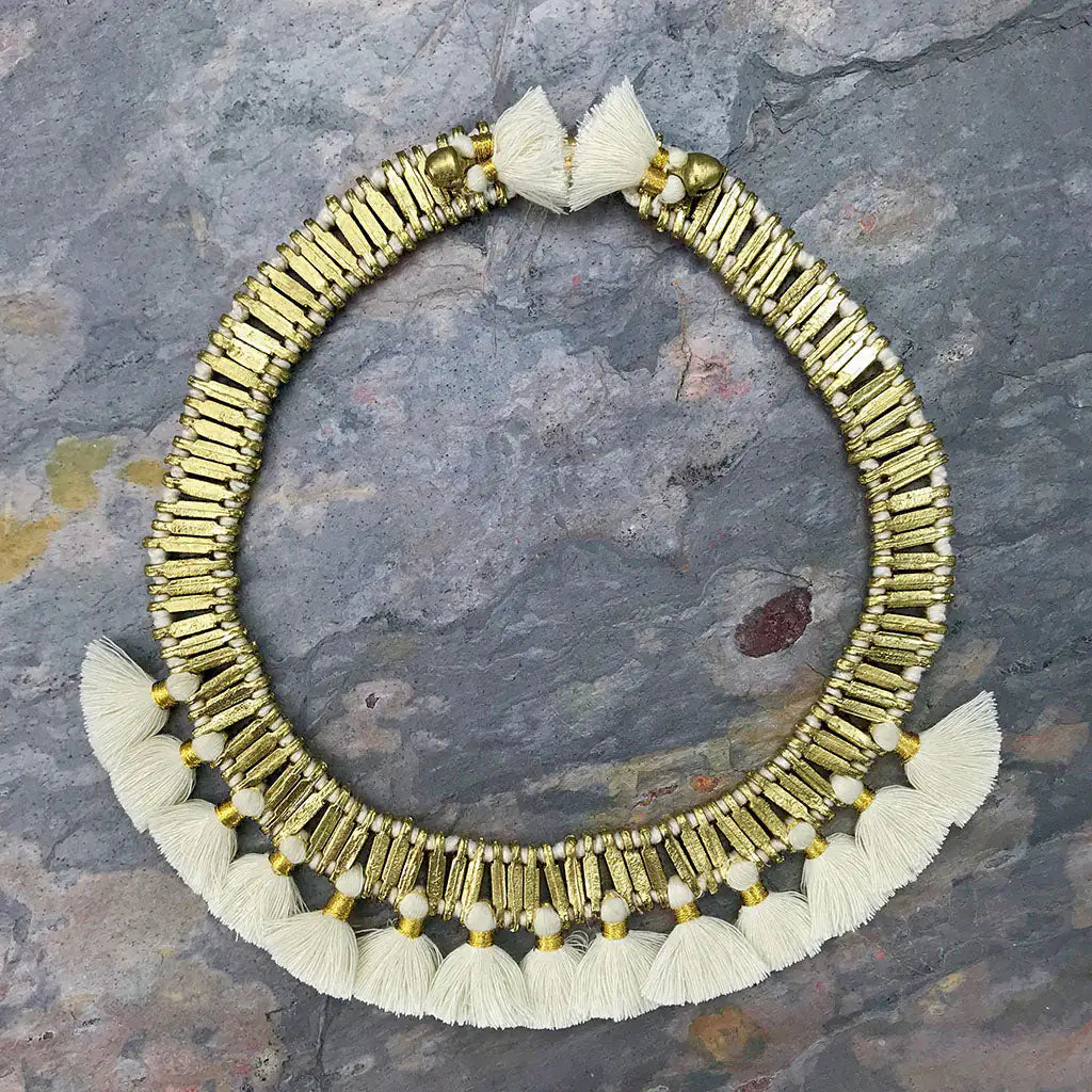 Temple Tassel Collar Necklace | Jewelry
