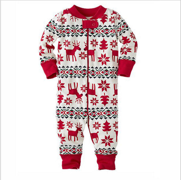 Christmas Family Pajama Set with Printed Sleepwear