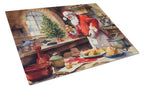 Cookies with Santa Claus Glass Cutting Board