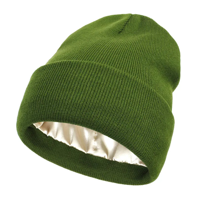 Fashionable Warm Knitted Wool Hat | Embroidered Cap