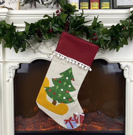 Children's Christmas Socks and Gift Bags Decoration