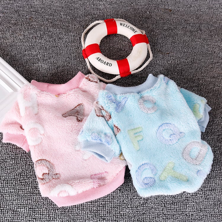 Soft Fleece Pajamas for Small Dogs - Chihuahua, Pug, Yorkie