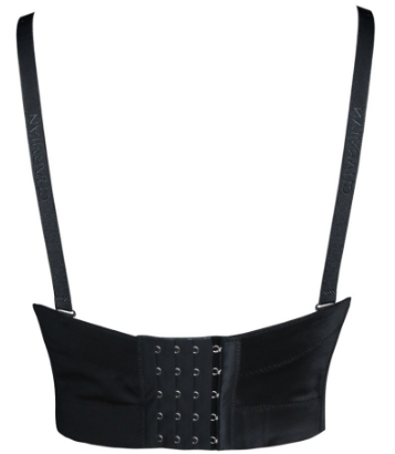 Solid Color Summer Stretch Bralette with Steel Ring