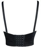 Solid Color Summer Stretch Bralette with Steel Ring