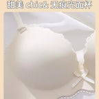 Seamless Push-Up Wireless Bra Set for Small Bust
