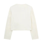 Fashion Casual All-match Flip Trim Short Coat