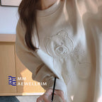 2023 Women's Oversized Bear Sweatshirt - Trendy Design | Streetwear