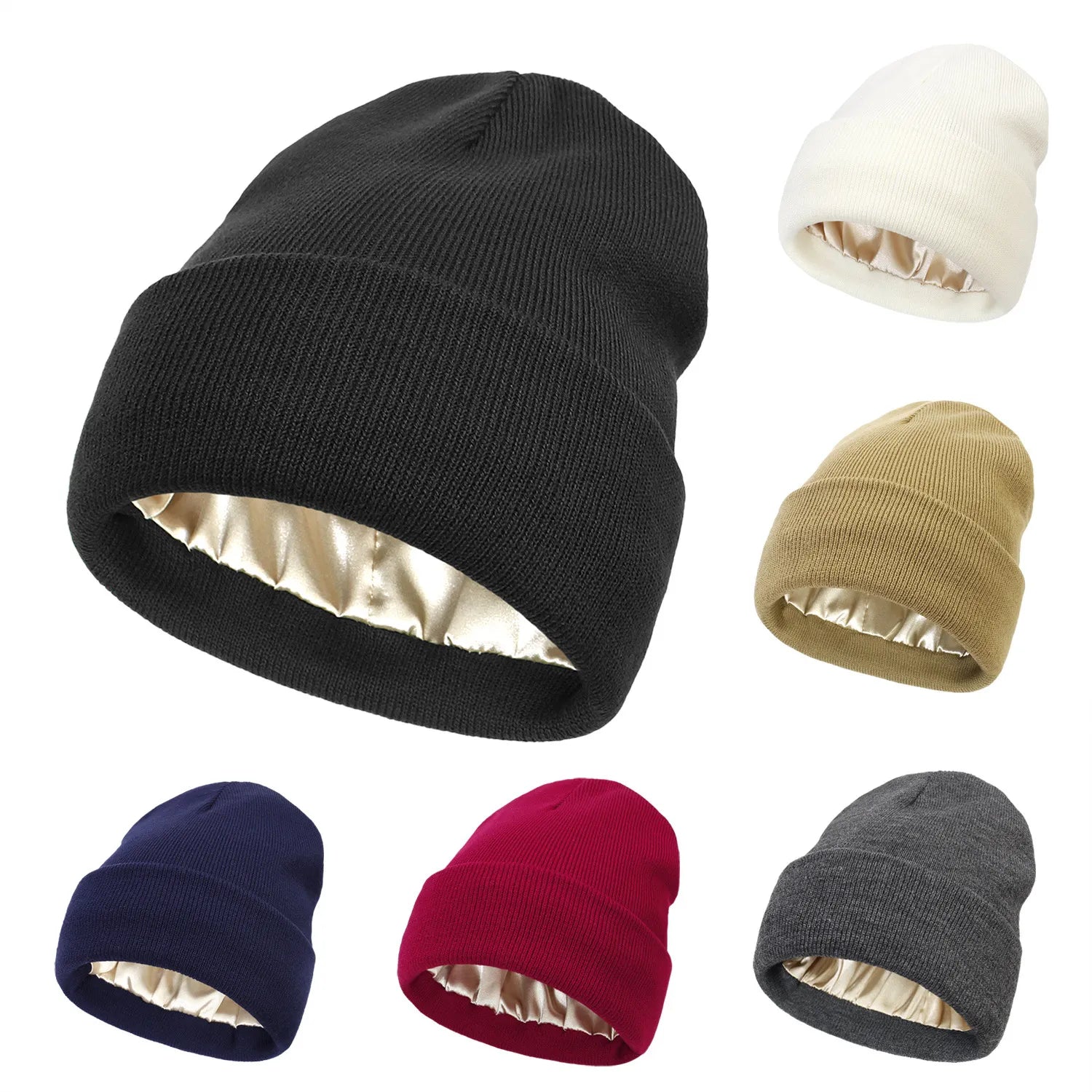 Fashionable Warm Knitted Wool Hat | Embroidered Cap