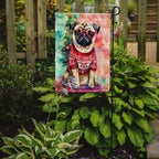 Pug Christmas Garden Flag