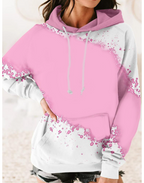 Casual Printed Sports Hoodie for Women | Streetwear