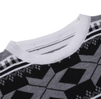 Men's Christmas Sweater with Geometric Patterns