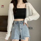 Thin All-Match Knitted Cardigan for Women