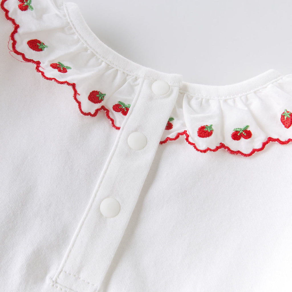Fashionable Half Sleeve Cotton Dress for Girls