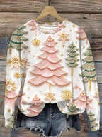 Loose Fit Women's Knit Sweater in Casual Style