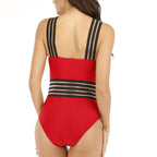 Bikini Swimsuit with Tie Design (One-Piece)