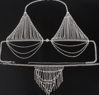 Rhinestone Bra Body Chain