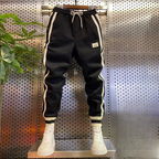 Men's Fleece-Lined Track Pants for Fall/Winter
