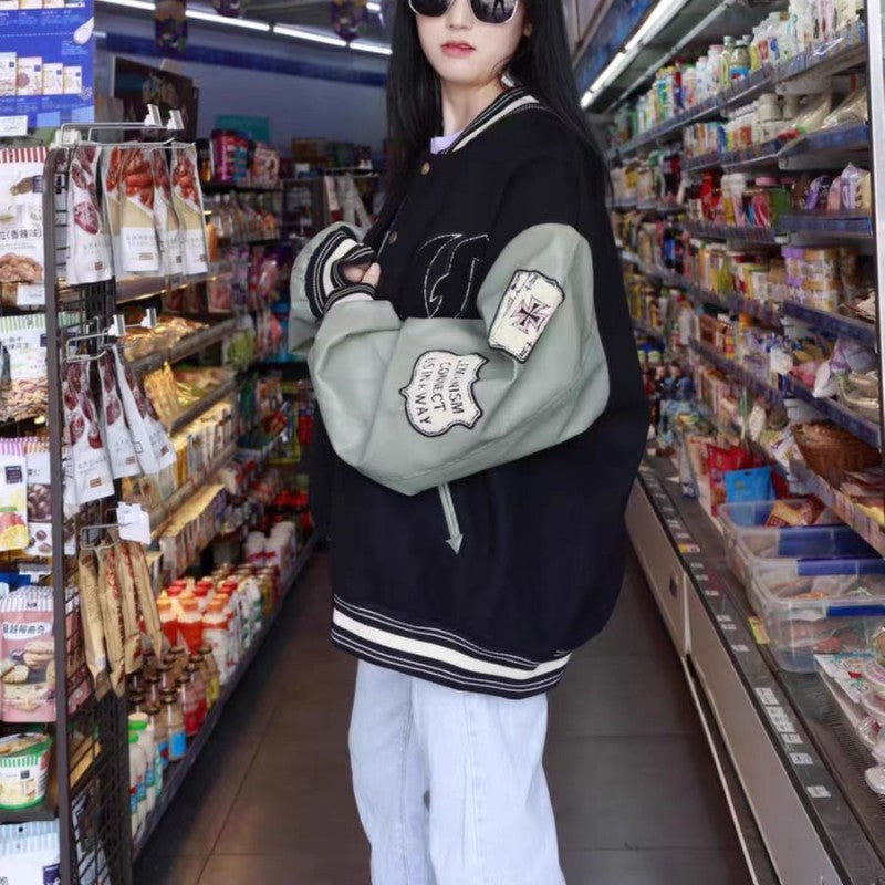 Loose Fit Unisex Minority Design Coat