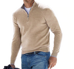 Basics™ Men's Cashmere Zip Sweater (Single Item)