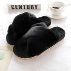 Winter Thermal Cotton Slippers for Women Indoor Use