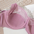 Plus Size Lace Bra with Underwire for Women