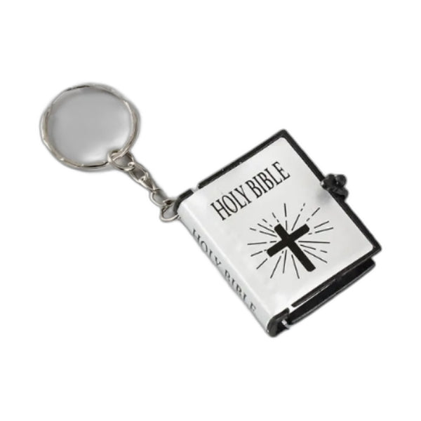 Mini Holy Bible Keychain - Christian Faith Accessory