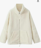 Women's Lamb Wool Turtleneck Woolen Coat