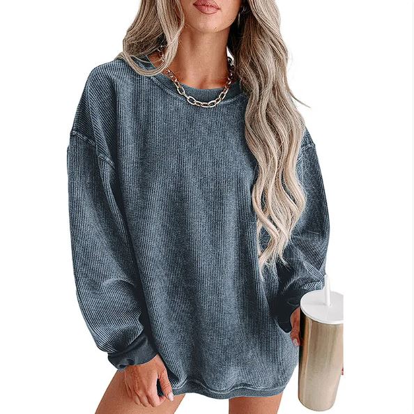Women's Knitted Loose Sweatshirt | Streetwear