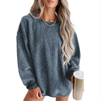 Women's Knitted Loose Sweatshirt | Streetwear