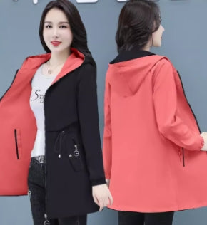 Reversible Women's Parka - Blue / Size G (One Piece)
