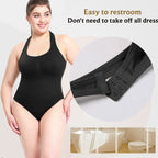 Women's Backless Bodysuit Shaping Top Plus Size