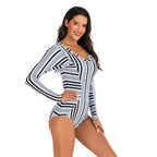 Long Sleeve Surf Suit, Women's Sunscreen Swimwear