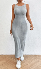 Euro-America Sleeveless Knit Dress