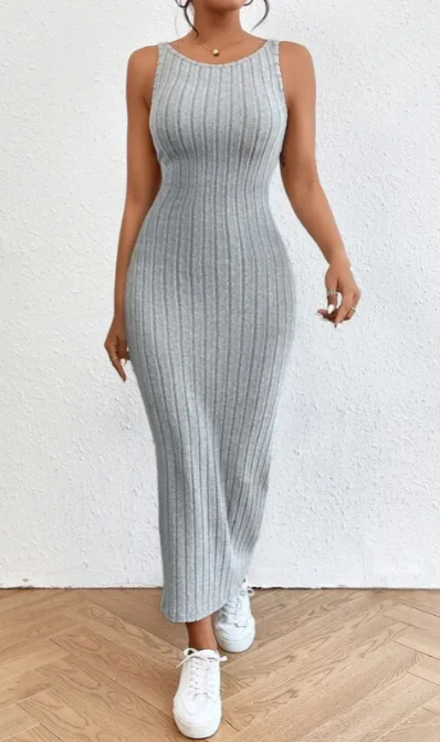 Euro-America Sleeveless Knit Dress