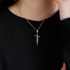 Stainless Steel Faith Cross Pendant Necklace | Christian Jewelry