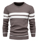 Men's Striped Sweater for Autumn/Winter (One Piece)