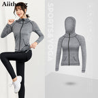 Women's Active Yoga Running Fitness Compression Jacket